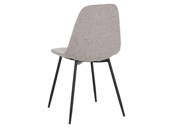 Birte spisestol, Brego 31 Beige Svart understell
