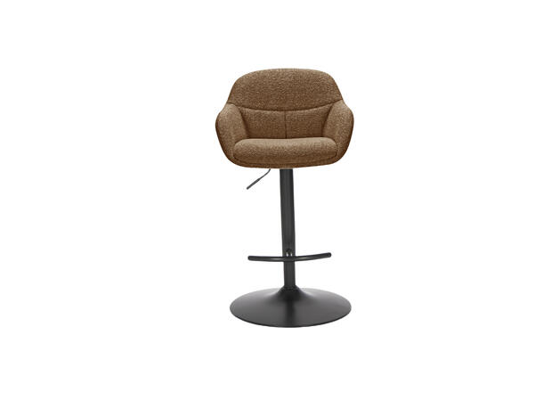 Heidi barstol m/gasslift Royal 251 Rust, sort fot 