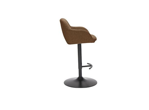 Heidi barstol m/gasslift Royal 251 Rust, sort fot 