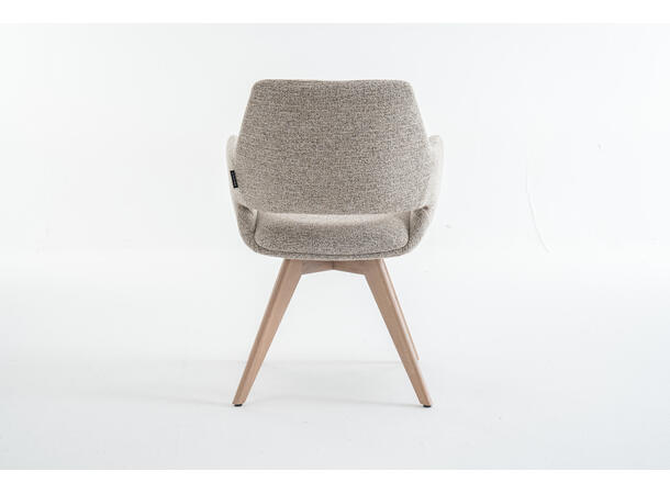 Mona spisestol m/sving, hvitpigm. eik Present 121, Taupe 