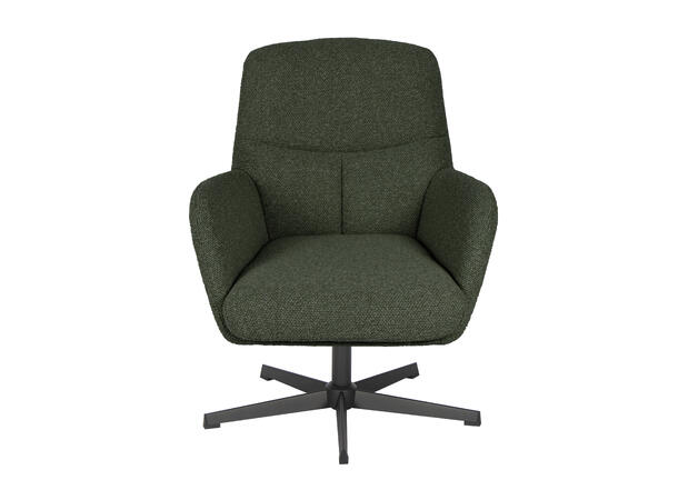 Cole loungestol med tilt og sving Royal 356 Skogsgrønn, Svart sokkel 