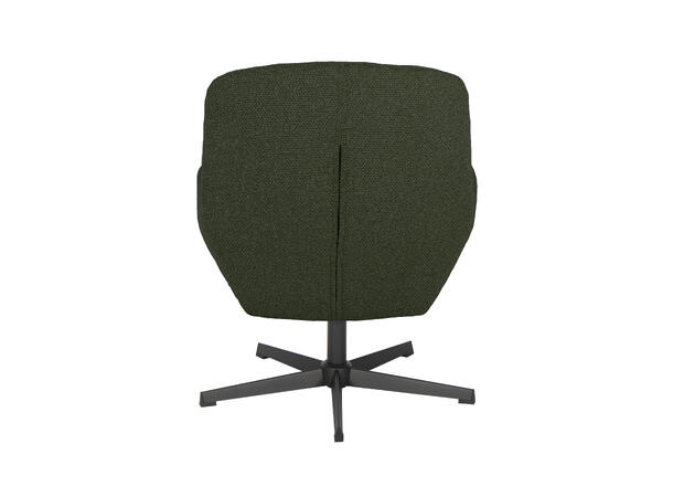 Cole loungestol med tilt og sving Royal 356 Skogsgrønn, Svart sokkel 