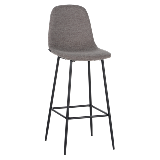 Birte barstol, Brego 34 Taupe Svart understell
