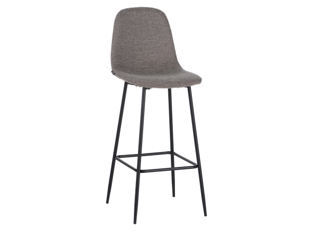 Birte barstol, Brego 34 Taupe Svart understell