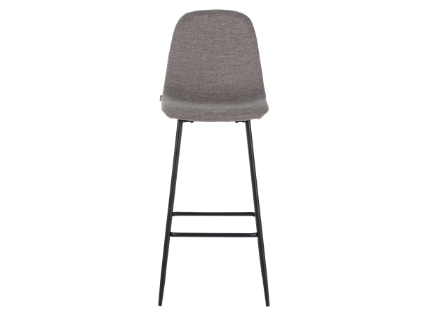 Birte barstol, Brego 34 Taupe Svart understell