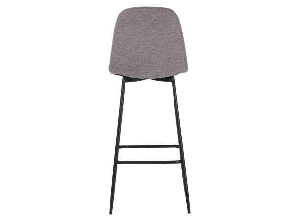 Birte barstol, Brego 34 Taupe Svart understell