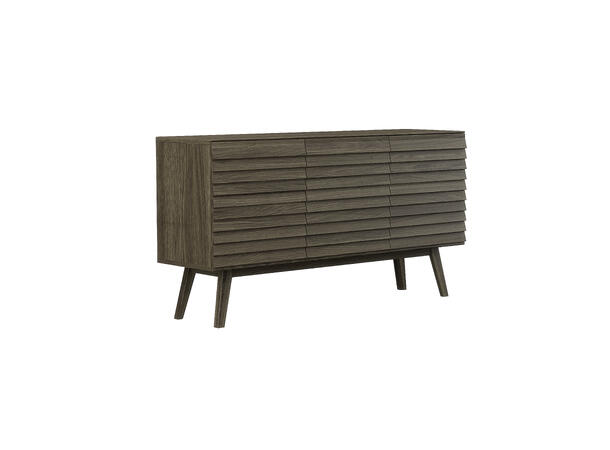 Casø 777 Skjenk, 150x83x42 cm Røkt eik, skrå ben 