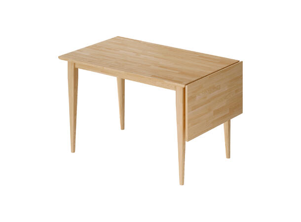 Casø C-edge 2, Bord,120/160x75x75cm Natur finèr, inkl 1 klaff, treben 