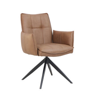 Katrine spisestol m/sving Coffee PU