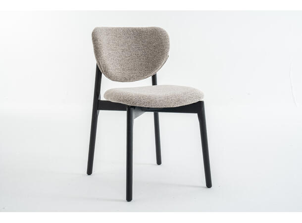 Lea spisestol, Present 121, Taupe Sort eik understell 