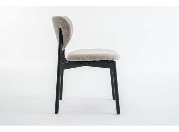 Lea spisestol, Present 121, Taupe Sort eik understell 