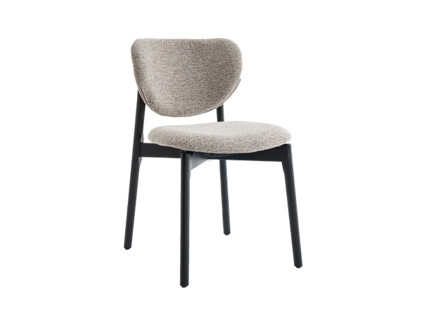 Lea spisestol, Present 121, Taupe Sort eik understell 