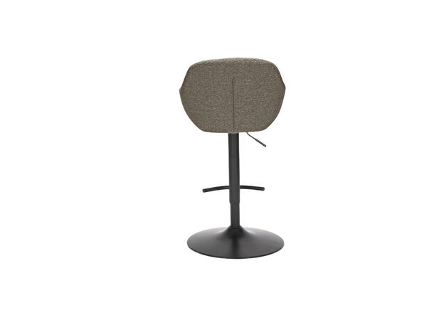 Heidi barstol m/gasslift Royal 170 Taupe, sort fot 