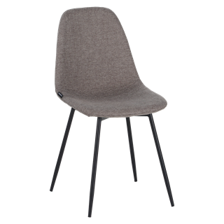 Birte spisestol, Brego 34 Taupe Svart understell
