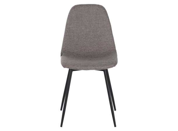 Birte spisestol, Brego 34 Taupe Svart understell