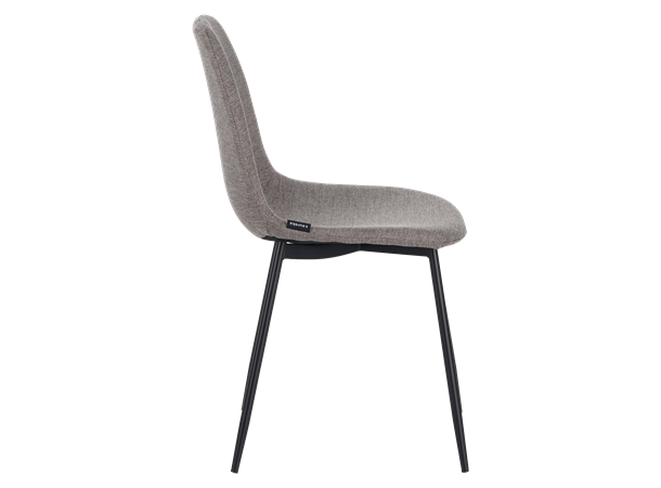 Birte spisestol, Brego 34 Taupe Svart understell