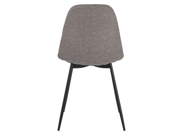 Birte spisestol, Brego 34 Taupe Svart understell