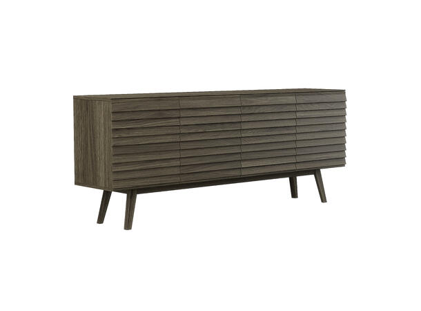 Casø 777 Skjenk, 200x83x42 cm Røkt eik, skrå ben 