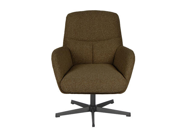 Cole loungestol med tilt og sving Royal 251 Rust, Svart sokkel 
