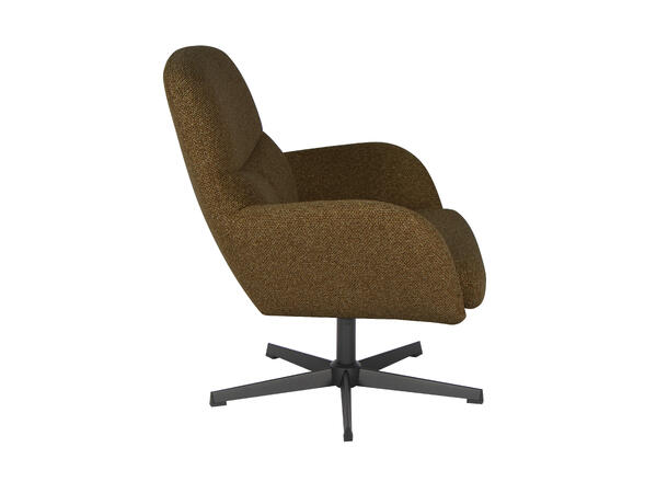 Cole loungestol med tilt og sving Royal 251 Rust, Svart sokkel 
