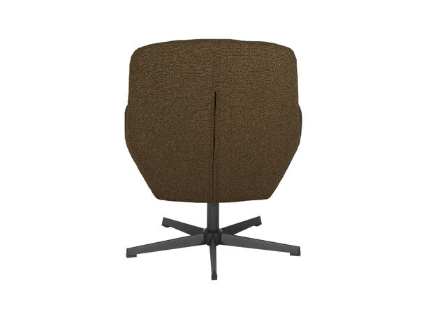 Cole loungestol med tilt og sving Royal 251 Rust, Svart sokkel 