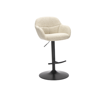 Heidi barstol m/gasslift Royal 110 Beige, sort fot
