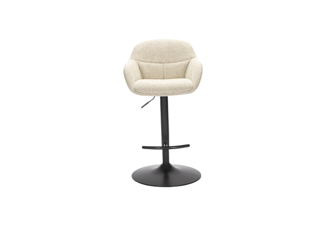 Heidi barstol m/gasslift Royal 110 Beige, sort fot 