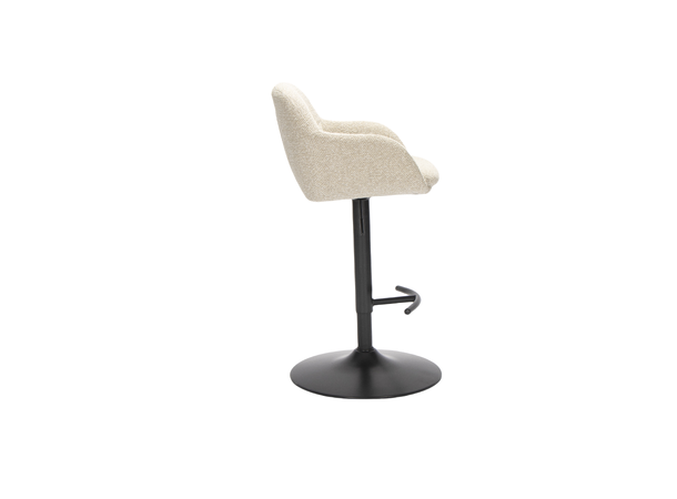 Heidi barstol m/gasslift Royal 110 Beige, sort fot 