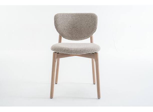 Lea spisestol, Present 121, Taupe Hvitpigmentert eik understell 