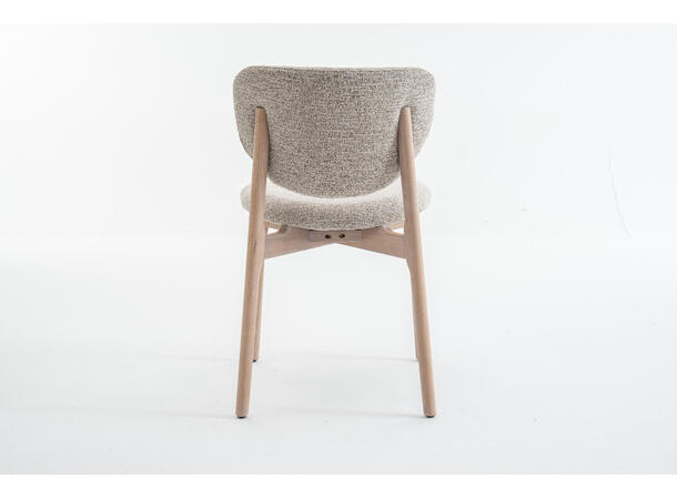 Lea spisestol, Present 121, Taupe Hvitpigmentert eik understell 