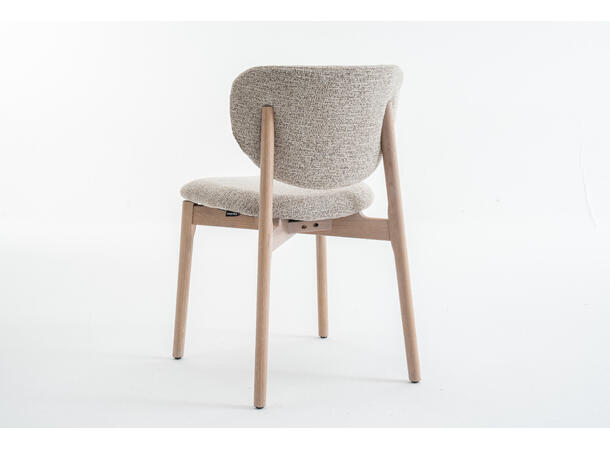 Lea spisestol, Present 121, Taupe Hvitpigmentert eik understell 
