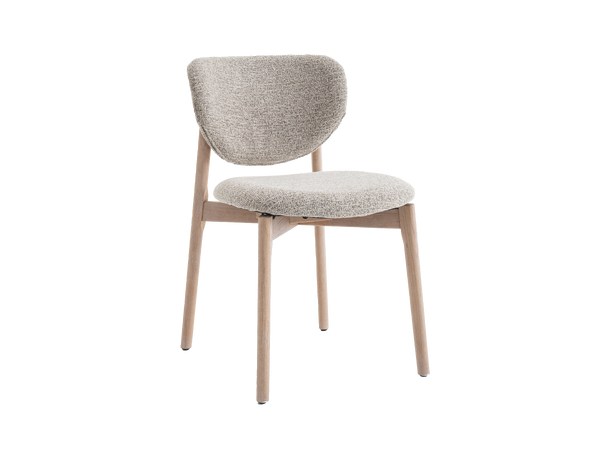 Lea spisestol, Present 121, Taupe Hvitpigmentert eik understell 