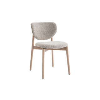 Lea spisestol, Present 121, Taupe Hvitpigmentert eik understell