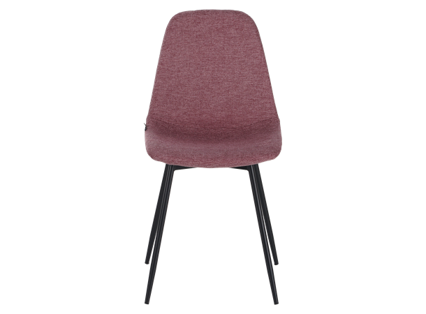 Birte spisestol, Brego 90 Rosa Svart understell