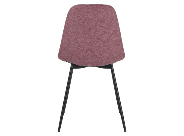 Birte spisestol, Brego 90 Rosa Svart understell