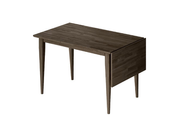 Casø C-edge 2, Bord,120/160x75x75cm Røkt finèr, inkl 1 klaff, treben 