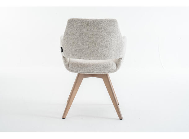 Mona spisestol m/sving, hvitpigm. eik Present 120, Beige 