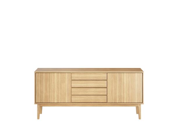 Casø Broholm skjenk m/slette dører 183x81x40 cm, Naturoljet eik 