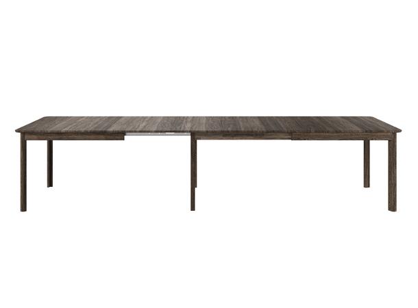 Casø Even Spisebord, 200/353(500)x100cm Inkl. 3 klaffer i heltre, Røkt eik 