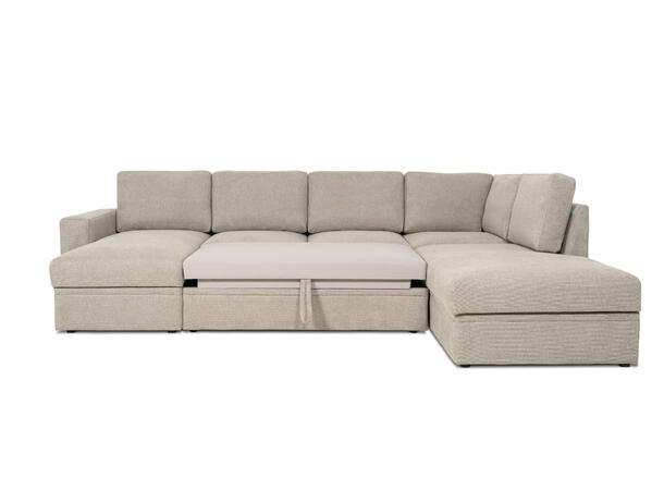 Emma u-sofa, PG1 Venstre, Enter 5/1 light brown 