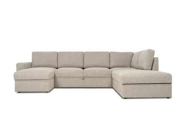 Emma u-sofa, PG1 Venstre, Enter 5/1 light brown 