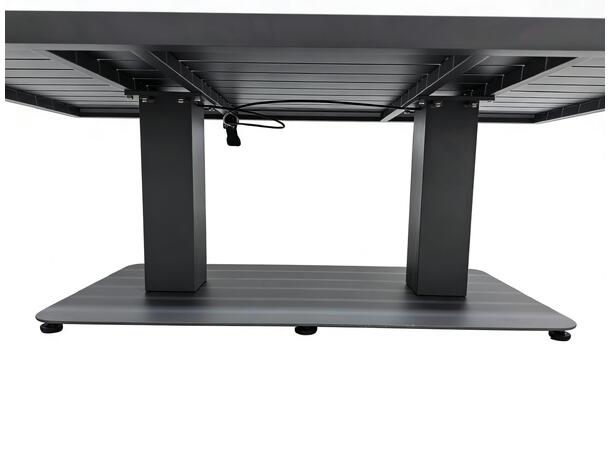 Brevik hev-/senk bord, 150x86x46/73 cm Grå alu ramme 