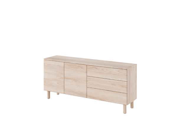 Casø Lindholm skjenk 180x80x44 cm Hvitoljet eik 