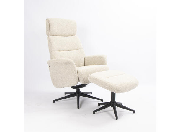 Conrad hvilestol med krakk UF 985-26 Beige 