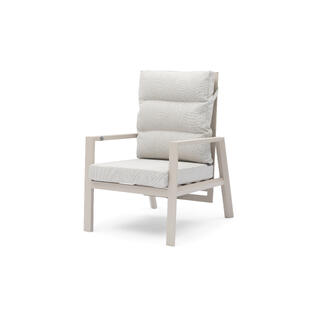 Lyngdal 1-seter recliner Beige ramme, grå pute