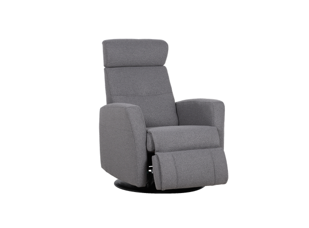 Regento recliner med just.nakke, H2 Tekstil, Loop Graphite 