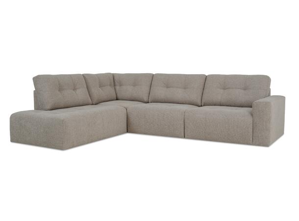Cadiz hjørnesofa, PG1 Åpen ende, Venstre, Brego 9 capuccino 