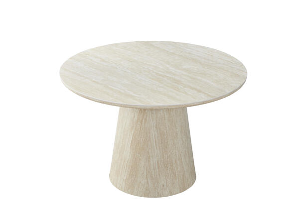 Cæsar rundt spisebord Ø120 cm, Sintret stein/MDF 
