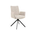Ada spisestol m/arm Gyng og sving, 120 Beige
