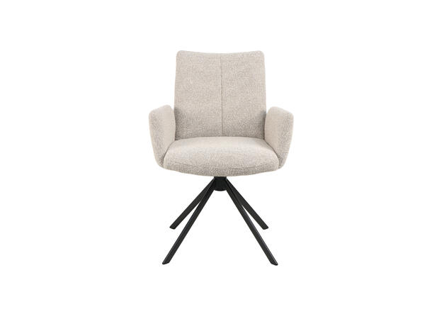 Ada spisestol m/arm Gyng og sving, 120 Beige 